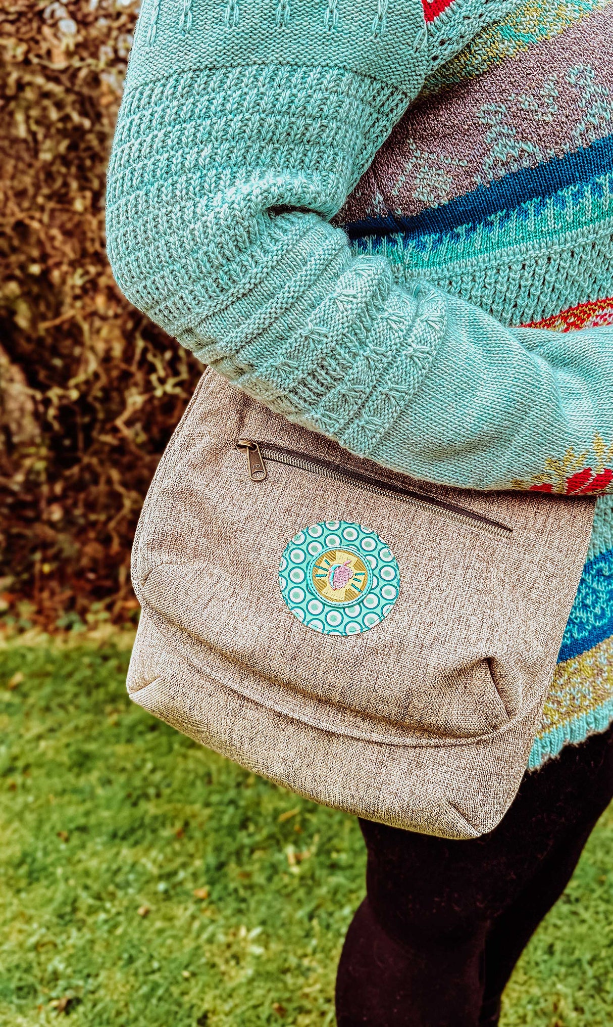 Blubb, einfache Tasche mit Abnähern, schnell genäht