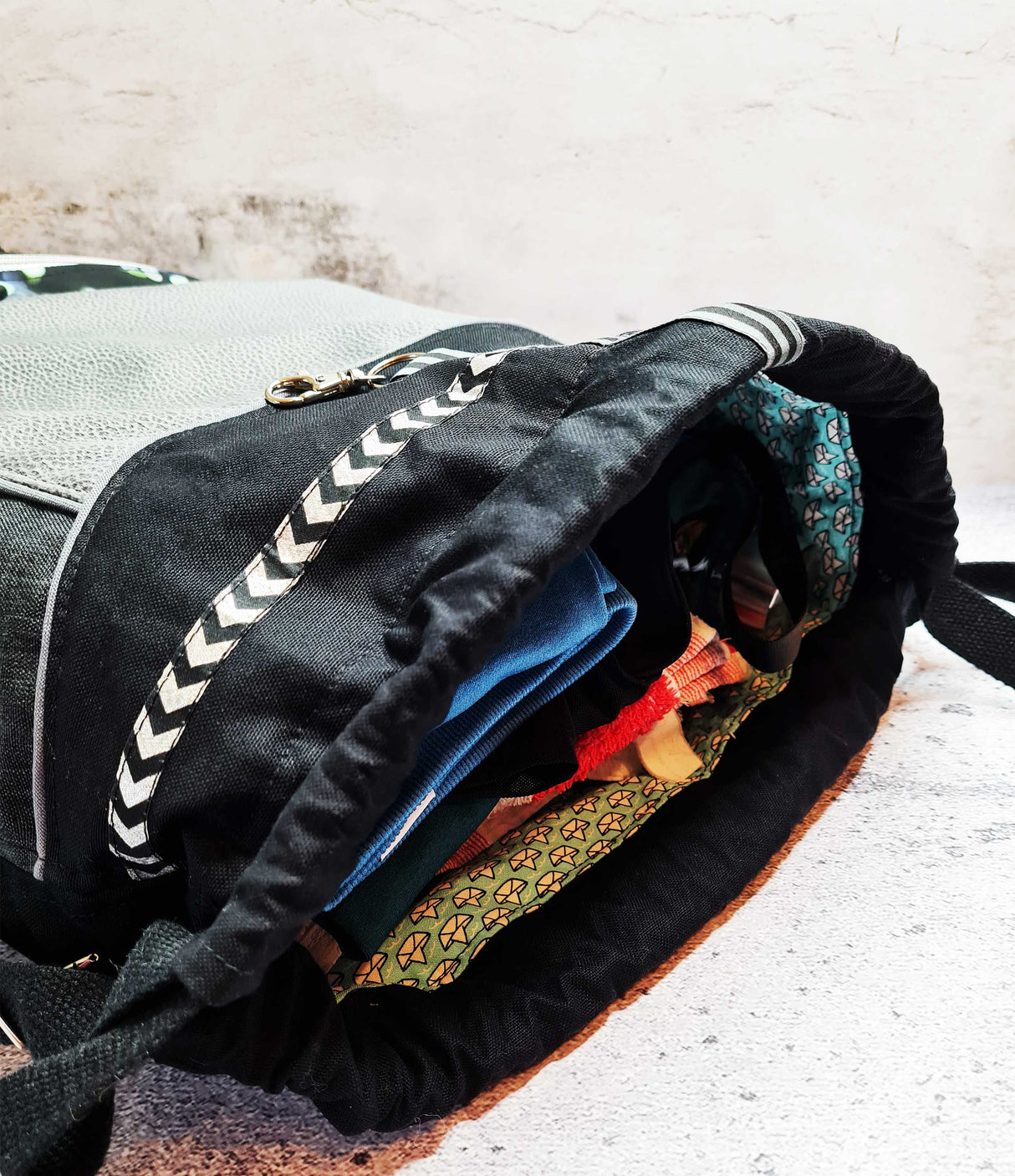 Geräumiger Sport- und Freizeitrucksack farbenmix Ebook zum selber nähen
