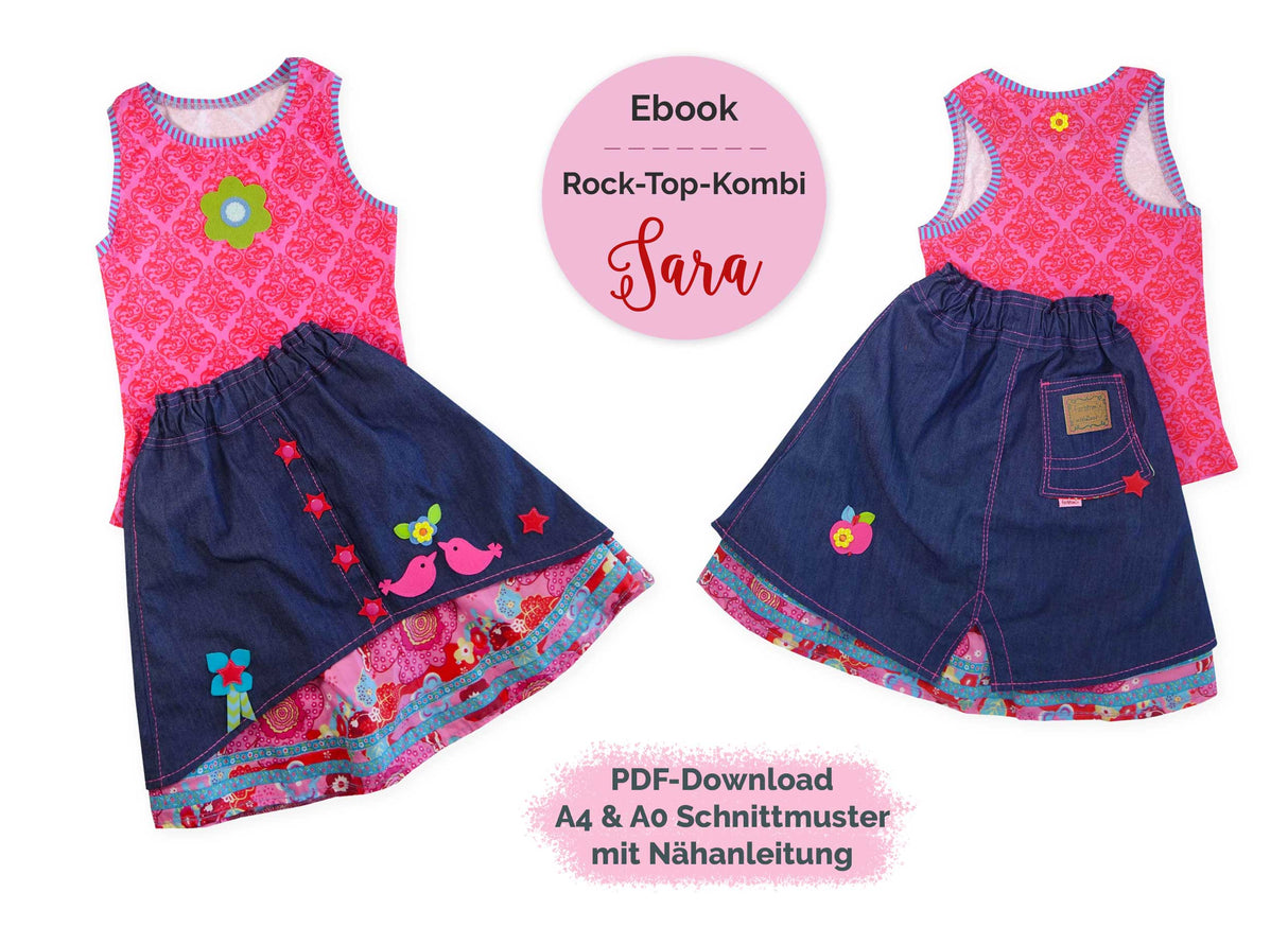 ebook-schnittmuster-rock-top-kombi-sara