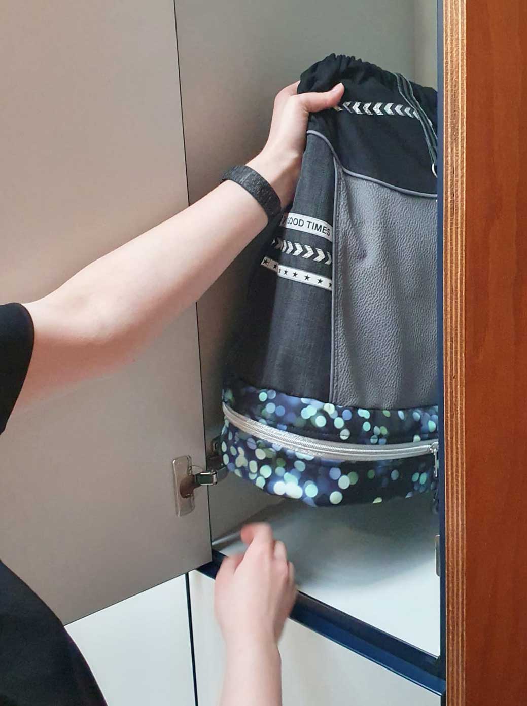 Sportrucksack passend fürs Spindfach farbenmix Ebook zum selber nähen