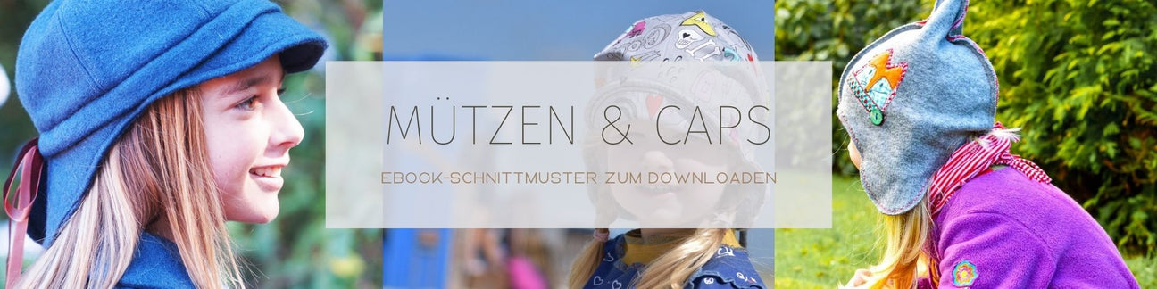 Ebooks für Mützen und Caps selbser nähen