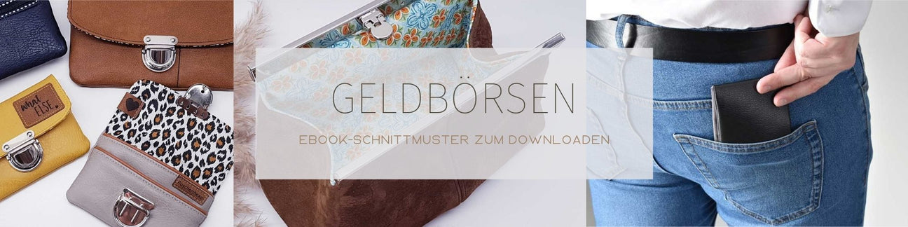 Geldbörse, Portemonai, DIY-Schnittmuster | farbenmix