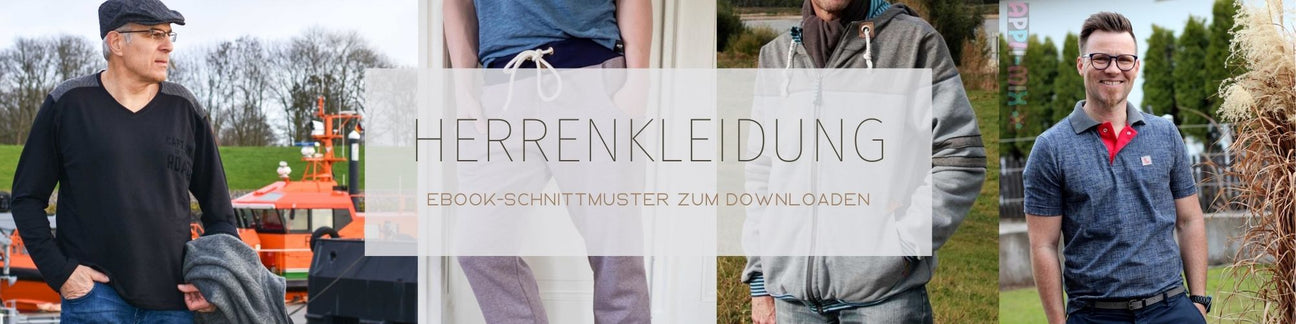Herrenschnittmuster für Männer | farbenmix