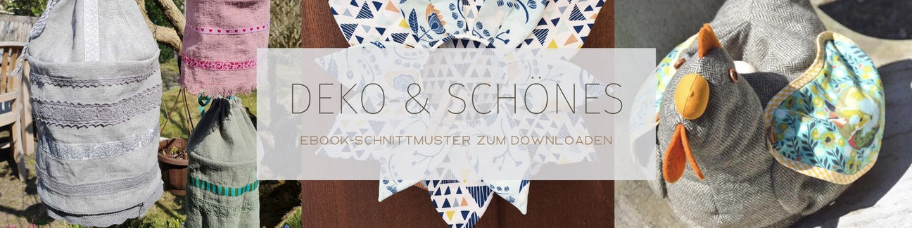 Deko selbst nähen, Anleitungen und Schnittmuster für Anfänger, DIY