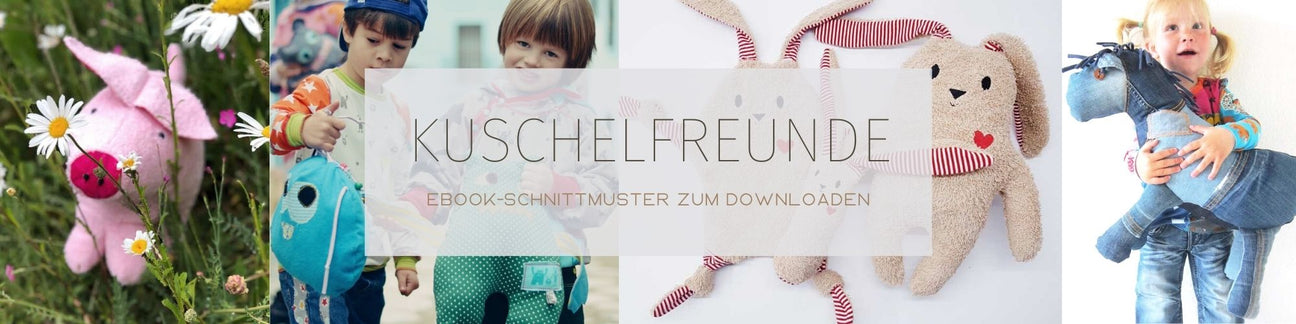 Kuscheltiere: Schnittmuster und Anleitungen für Nähanfänger von farbenmix