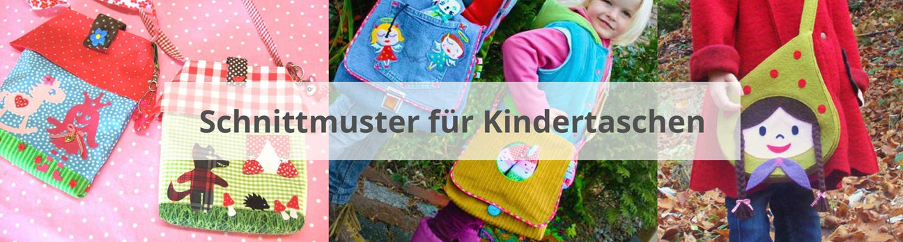 Taschen für Kinder, Kindergartentaschen selber nähen | farbenmix