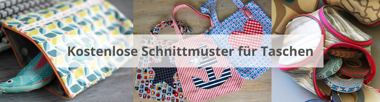 gratis Schnittmuster für Taschen - farbenmix