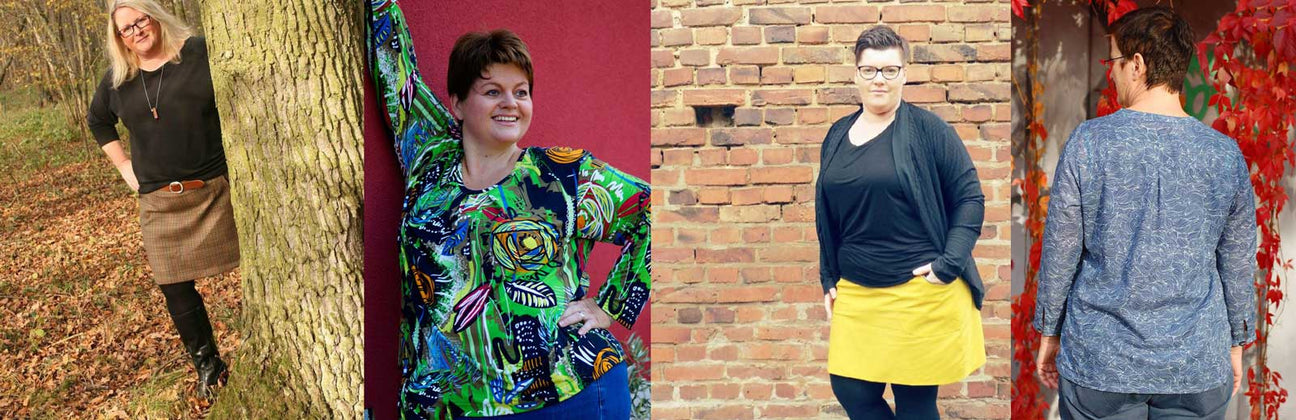 PlusSize Schnittmuster zum Nähen – in großen Größen