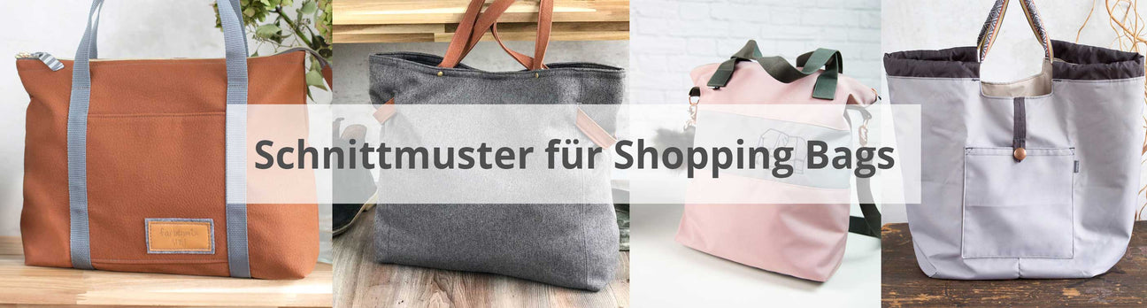 ShoppingBags, Shopper Taschen, DIY-Schnittmuster von farbenmix