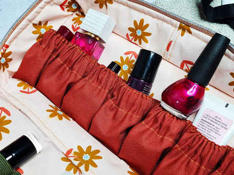 Nagellacksammlung gut aufbewahrt, Nähanleitung