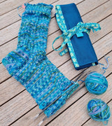 Stricknadelmäppchen eingefasst farbenmix selber nähen