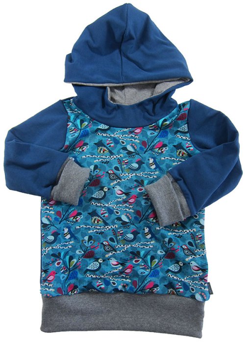 Hoodie-im-Stoffmix-ROSE-farbenmix-de