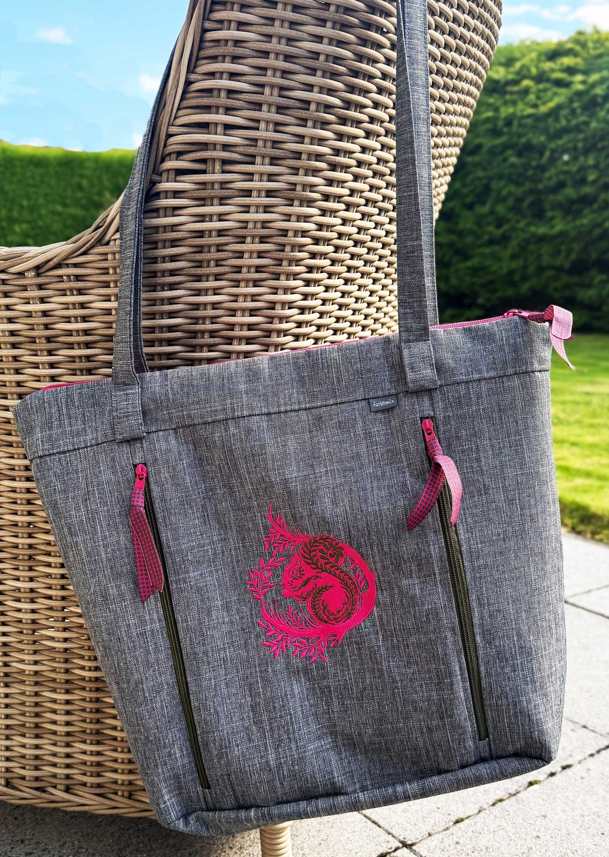 Farbenmix Auszeit - Tasche für Büro mit Tabletfach