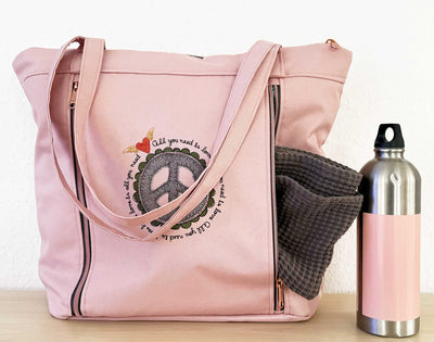 Tasche mit extra Flaschenfach, Ebook farbenmix