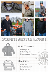 FÖHR + Fehmarn, Herrenshirt und -jacke, Kombi-Ebook