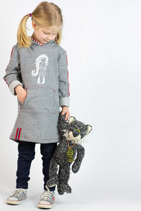Laura-Hoodie-Kleid-Schnittmuster
