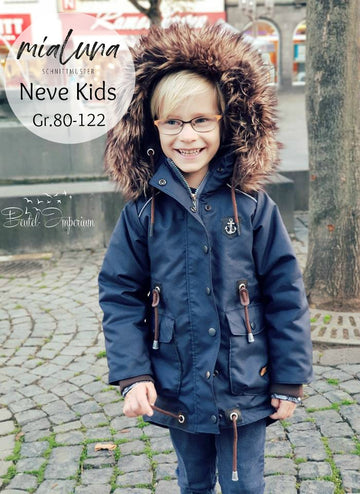 Neve Kids, Kinderparka, miaLuna Schnittmuster-Ebook