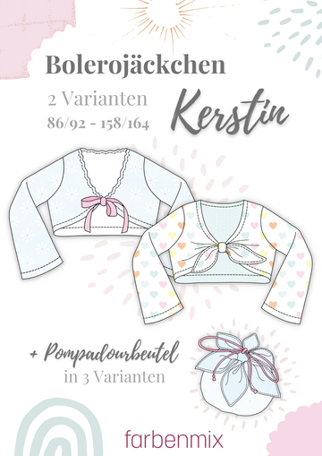 KERSTIN, Bolerojacke, Schnittmuster-Ebook