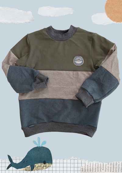 Schnittmuster-fuer-einen-Sweater-Stoffreste