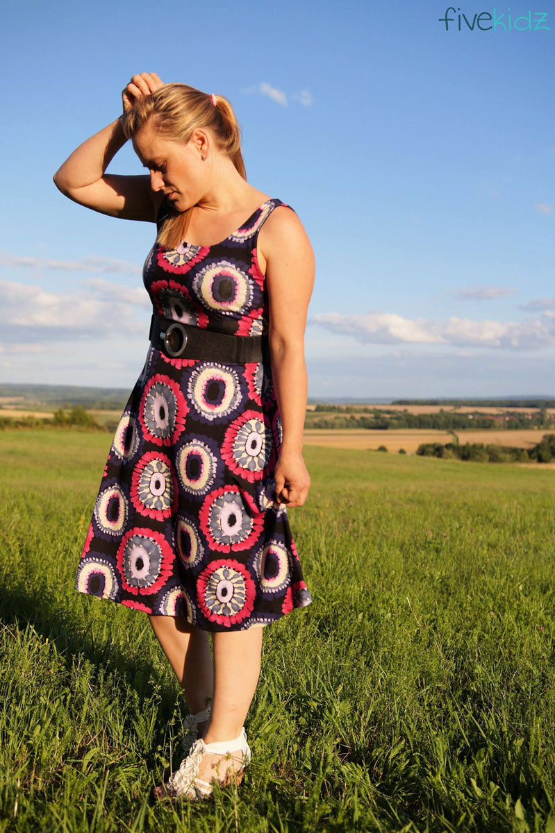 bienvenido_colorido_damenkleid_schnitt