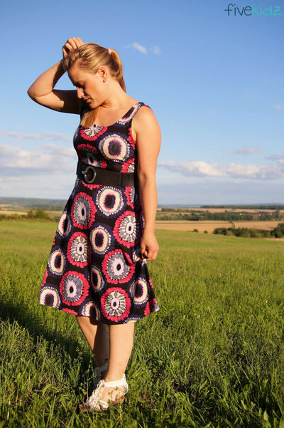 bienvenido_colorido_damenkleid_schnitt