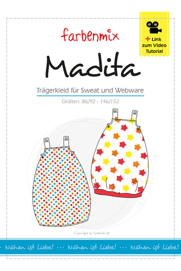 MADITA, Trägerkleid, Schnittmuster-Ebook