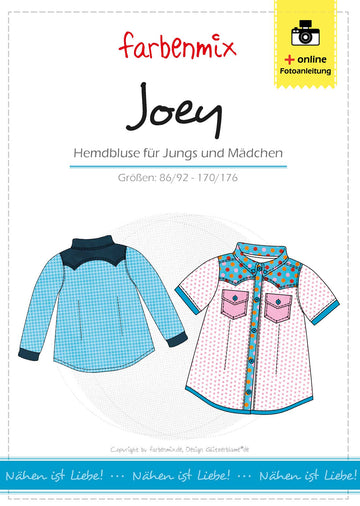 JOEY, Hemd, Schnittmuster-Ebook