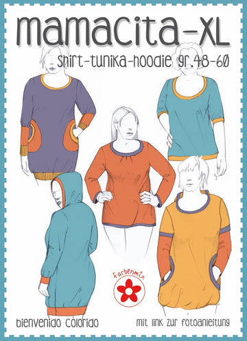 Mamacita XL, Plus-Size-Shirt, Schnittmuster