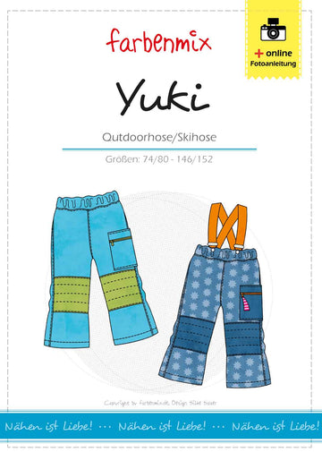 YUKI, Outdoorhose, Schnittmuster-Ebook