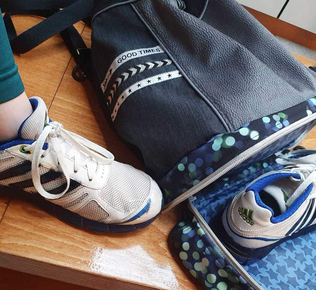 Sportrucksack mit großem Schuhfach farbenmix Ebook zum selber nähen