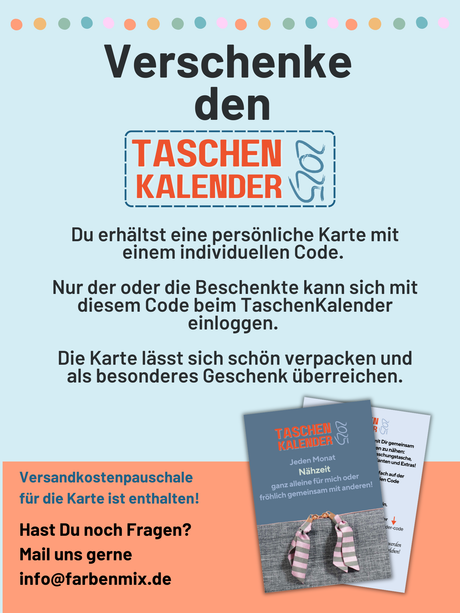Taschenkalender 2025, Sei dabei!